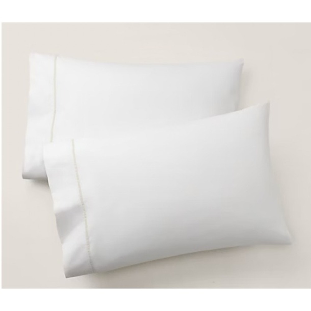 Ralph Lauren Palmer Percale Two (2) King Pillowcases‎ Sand Dune Organic Cotton